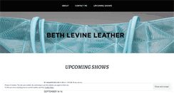 Desktop Screenshot of bethlevineleather.com